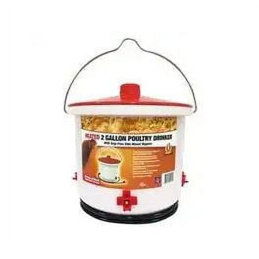 Farm Innovators Farm Innovators HB-60P Poultry Drinker, 2 Gallon Capacity