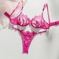 thumbnail image 3 of Pink Lingerie Set Floral, 3 of 4