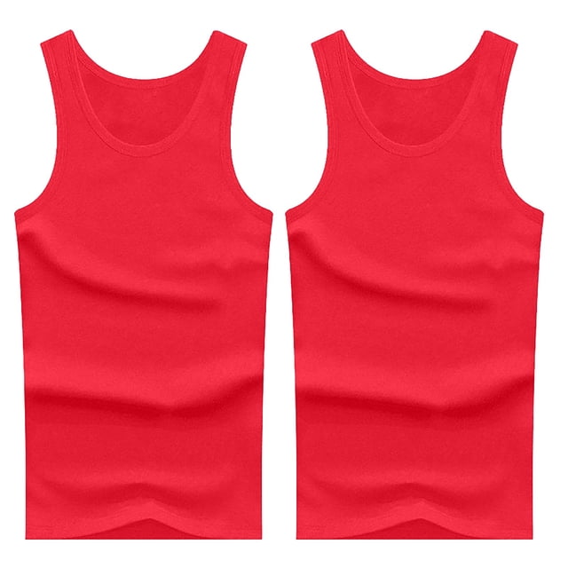 Ketyyh-chn99 Débardeur Homme 2024 T-Shirts Classiques à Manches Courtes pour Hommes et Grands Hommes Rouge,2TG
