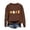 C361/Coffee, variant on XIYON Womens Sweatshirts Halloween Pumpkin Ghost Print Sweatshirt Crewneck Long Sleeve Soft Cozy Pullover Everyday Comfort