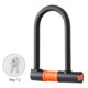 thumbnail image 4 of Candado de seguridad para bicicleta antirrobo con 2 llaves, accesorios para bicicleta, resistente a la lluvia, portátil JShteea  El nuevo, 4 of 9