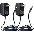 thumbnail image 2 of YILOSF-UL Listed 2 Pack 12V 3A/3000mA 6ft Power Supply Adapter, AC to DC 36W 3A 2.5A 2A 1.5A 1A 0.5A Replacement Power Cord for CCTV Camera DVR NVR Webcam LED Strip Light Router Speaker Desk Lamp and, 2 of 4