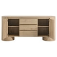 thumbnail image 2 of Modway Duval 71" Rounded Sideboard Storage Cabinet in Hickory Frost, 2 of 10