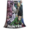thumbnail image 4 of Hunter X Hunter Cartoon Printing Throw Blanket, All Seasons Flannel Fleece Blanket, Soft & Warm Plush Blankets for Couch Sofa Bed Camping Travel, 40"x30", 4 of 9