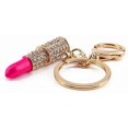 thumbnail image 2 of Llavero con forma de lápiz labial, maquillaje, diamantes de imitación, bolso, colgante, llavero, regalo de Navidad para niña, mujer y dama --- Lápiz labial, 2 of 3