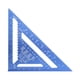 thumbnail image 1 of Herramienta de medición de calibre de diseño de carpintería transportador de regla de ángulo triangular de 12 pulgadas, 1 of 6