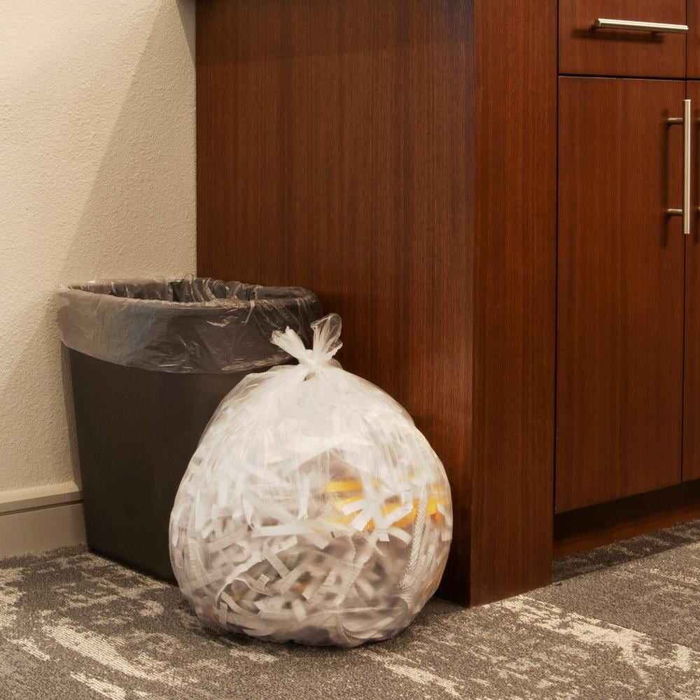 10 Gallon High Density Waste Basket Trash Bags (250-Count) (D)