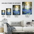 thumbnail image 4 of Bluebell Wood Spring Flower Woodland Scene Oil Painting Forest Landscape Unframed Wall Art Print Poster Home Decor Premium, 4 of 5