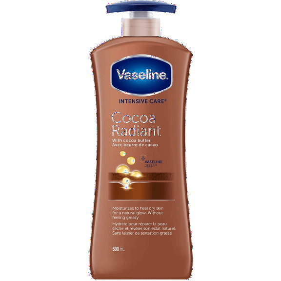 Vaseline Intensive Care Body Lotion Cocoa Radiant 600 ml