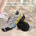 thumbnail image 3 of Botas de senderismo para hombre, zapatos de seguridad de trabajo de goma antideslizantes, transpirables para deportes al aire libre Hugtrwg Para estrenar, 3 of 9