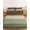 Green Brown, variant on Twin XL Size Fitted Sheet Set - Green Brown 2 Piece Bedding Sets 16" Deep Pocket Fitted Sheet with 1 Pillowcases, Country Wood Grain Abstract Stripe Brushed Microfiber Hotel Luxury Bed Sheets