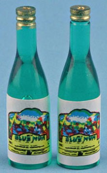 dollhouse wine bottles
