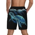 thumbnail image 4 of Fotbe Ocean Turtle Men’s Swim Trunks Quick Dry Swim Shorts Board Shorts with Mesh Lining-Small, 4 of 9