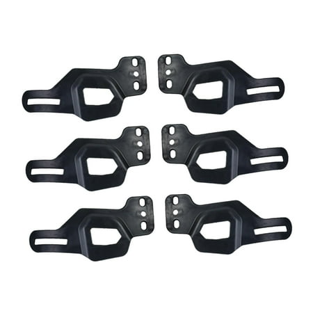 lacooooppia 6x Hockey -helmet -Ohrwer -hwächter -Ochächter – Replacement of Simple Installation of Light Sports Goods Accessories for Hockey Match Black