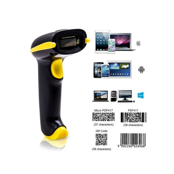 Werleo 3-In-1 2D Barcode Scanner Bluetooth & 2.4G Wireless & USB Wired CMOS Image Bar Code Reader For QR PDF417 Data Matrix Screen Code USB Scanner with Mobile Payment Computer Screen