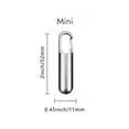 thumbnail image 3 of Huayishang Food Storage Box Keychain Mini Keychain Holder Good Sealing Box Organizer For Outdoor Camping Travel, 3 of 4