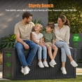 thumbnail image 3 of MINDYES 260 Gallon Deck Box, Large Outdoor Storage for Patio Furniture Cushions, Pool Equipment & Seasonal Decor, Black, 3 of 8