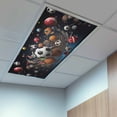 thumbnail image 2 of 4 Pack Sports Theme Fluorescent Light Covers for Ceiling Lights Football Basketball Baseball Rugby Magnetic Ceiling Light Covers Overhead Light Filters for Office Classroom Home, 2 of 9