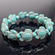 thumbnail image 4 of Pulsera de cadena con cuentas de tortuga Heytea para mujeres, hombres, niñas y niños, hecha a mano, pulsera elástica de piedra natural, pulseras de amistad para parejas - Código de modelo 7, 4 of 5