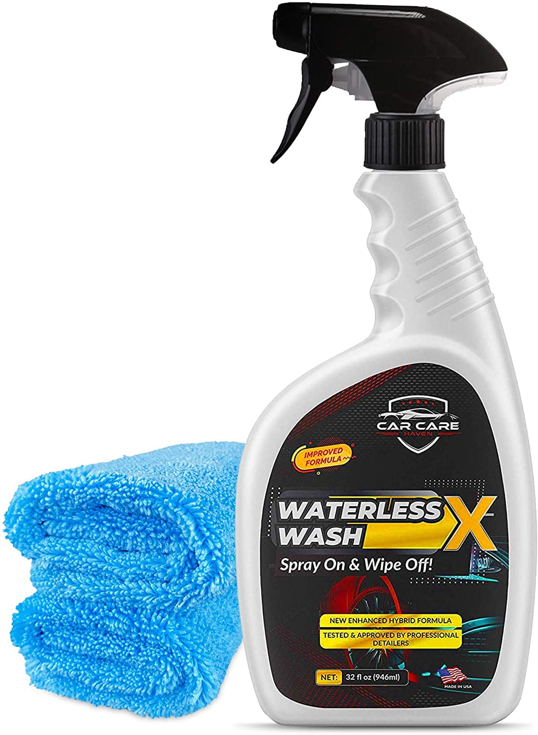 Car Care Haven Waterless Wash X (Kit 32oz + Two