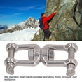 thumbnail image 3 of Anchor Chain, 304 Stainless Steel Double Jaw Shackle Rustproof Universal Jaw Anchor Connector For Hardware Lifting Connection, 3 of 8