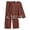 E Brown, variant on UVN Outfits Sets for Women Casual 2 Piece Lounge Sets Fall Long Sleeve Tops and Wide Leg Pants Tracksuits Pajamas Sets with Pockets