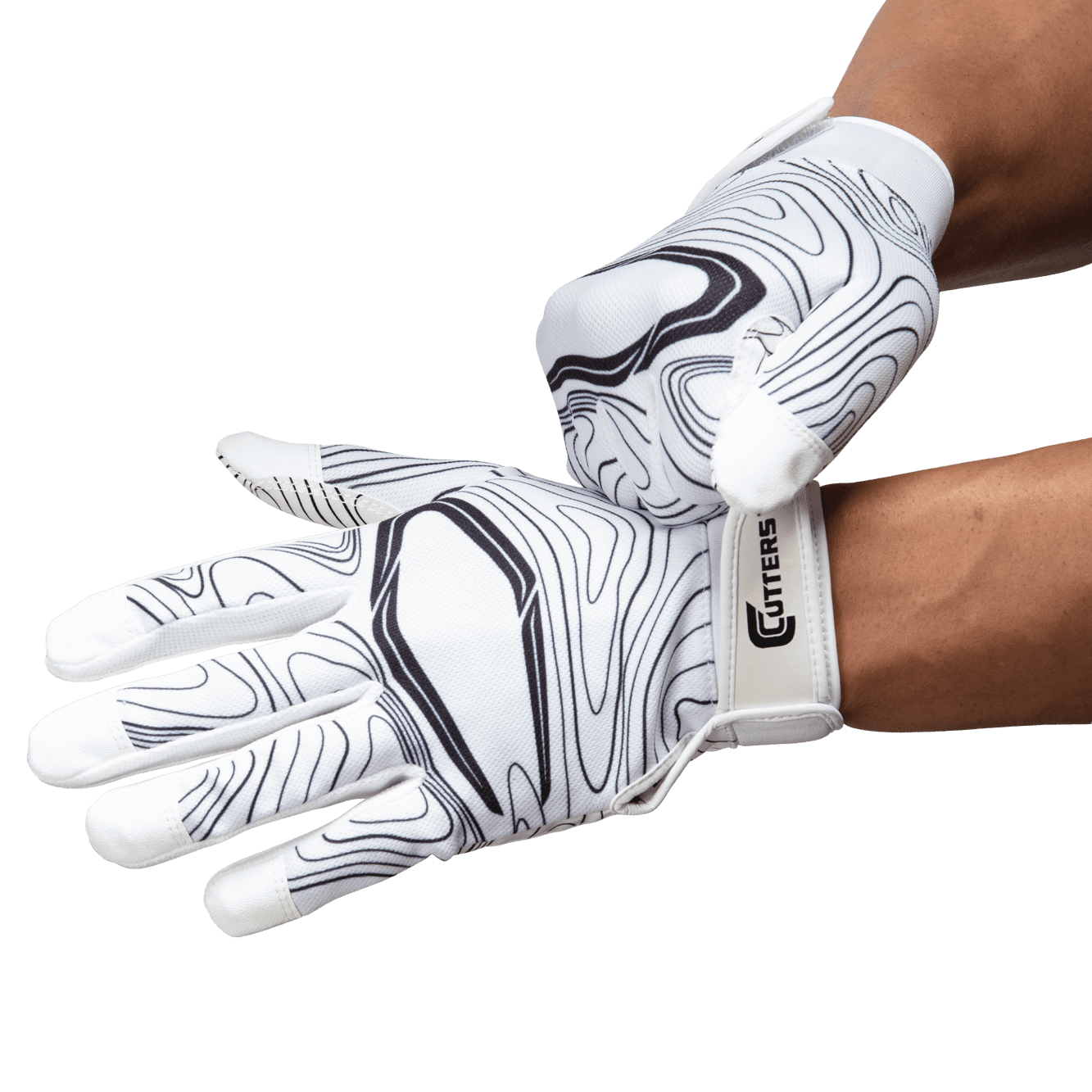Cutters Guanti Da Calcio Game Day Receiver - Presa In Silicone, Lavabili, Per Adulti E Giovani, Taglia Unica