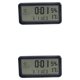 thumbnail image 3 of Injueey Reloj Termómetro multifunción Higrómetro sensible Decoración de Pantalla de temperatura Relojes Pantalla grande para habitación Negro 2Conjunto, 3 of 6