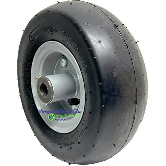 9x3.50-4 Pneumatic Wheel & Tire Assembly With 4 Ply Tire (4" Center Hub & 1/2" Bearings)