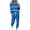 Blue, variant on Kaemgyyd Two Piece Outfits for Women Plus Size Crewneck Pullover Tops and Jogger Pants Sweatsuits Lounge Tracksuit Set with Pockets