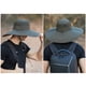thumbnail image 5 of Gorra de pescador para hombre con ala ampliada, impermeable, para exteriores, con protección solar, para montañismo, 5 of 5