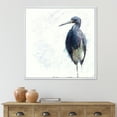 thumbnail image 2 of Designart 'Tricolored Heron Bird On White' Farmhouse Framed Canvas Wall Art Print, 2 of 5
