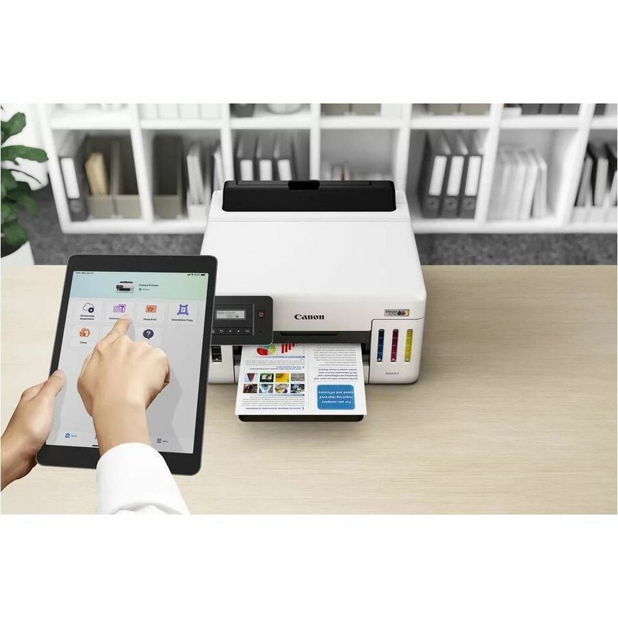 Canon MAXIFY GX5120 Wireless MegaTank Duplex Inkjet Color Printer, White