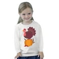 thumbnail image 3 of Awkward Styles Thanksgiving Toddler Long Sleeve Shirt Happy Turkey Kids T-Shirt, 3 of 5