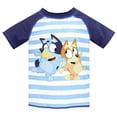 thumbnail image 2 of Bluey Boys Rash Guard and Swim Shorts Set Blue Sizes 2T-8, 2 of 3