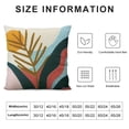 thumbnail image 5 of JEUXUS Boho Pillow Covers Textured Throw Pillows Covers Abstract Leaf Floral Pillow Cover Boho Decorative Pillows for Couch Bed Sofa, 5 of 5