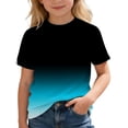 thumbnail image 3 of Jamsmile Toddler Boys Tshirts Short Sleeve Gradient Color Print Knit Tee Shirts Summer Crewneck Kids Boys T-Shirts Tops, 3 of 5
