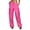 Hot Pink, variant on Vedolay Pants Women Women's V Cross Waist Tummy Control Leisure Pants Sports Leg Bell Bottom Pants,Brown S