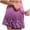 A-Purple709, variant on Wxolcjlv Women's Floral Print Skort High Waist Built‑In Short with Side Pockets Skorts