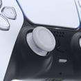thumbnail image 2 of eXtremeRate Solid White & New Hope Gray Replacement ThumbsticksJoystick for PS5 BDM-010/020/030/040, 2 of 6