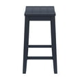 thumbnail image 3 of Woven Paths Fiddler Backless Wood Counter Height Stool, Navy, 3 of 10