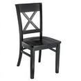thumbnail image 3 of Excelsior Side Chair in Black with Wood Seat (Set of 2), 3 of 5