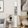 thumbnail image 4 of Easy to Assemble - Adjustable Shelves for Makeup Tools - Suitable for Behind the Door - Keep Items Accessible, 4 of 6