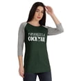thumbnail image 2 of Inkmeso Mama Needs A Cocktail Funny Mom Life T-shirt Raglan&nbsp;Quarter&nbsp;Sleeve Top, 2 of 8