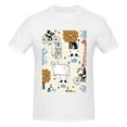 thumbnail image 4 of Bingfone Hand Drawn Animals Men'S Loose Fit Short-Sleeve Pocket T-Shirt, 4 of 7
