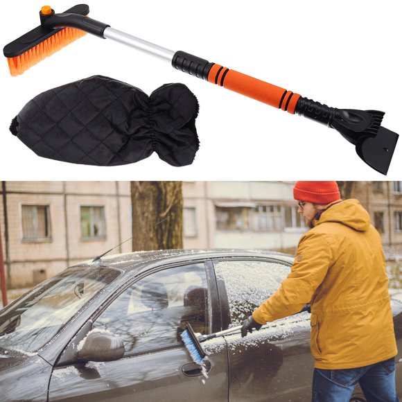 YSNOOWE Snow Clearing Tool Adjustable Black Car Roof Snow Remover 1 Set