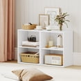 thumbnail image 2 of Gymax 2 PCS 2-Cube Bookcase Floor Standing Open Bookshelf w/ 5-Position Adjustable Shelf, 2 of 10