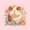 Cream Peach, variant on Erosebridal Guinea Pig Shower Curtain 72Wx72L for Girls, Floral Portrait Waterproof Bathroom Curtain