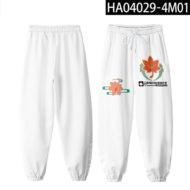 Genshin Impact ropa de cosplay Joggers 3D Pantalón de chándal Cintura elástica Pantalones sueltos Hip Hop Pantalones de chándal para hombre cos Disfraz mujer / hombreSGenshin Impact Gao Jinjia LED