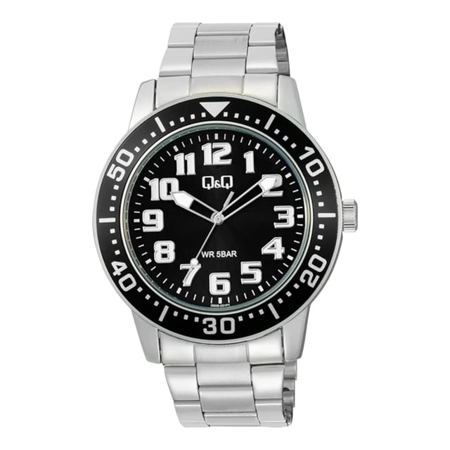 Reloj Q&Q Q60B-001PY MEN´S-Acero